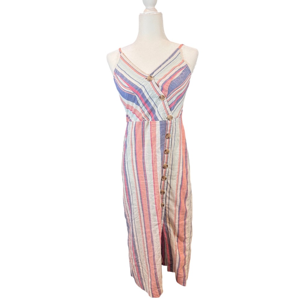 Sandy & Sid Midi Dress Multicolor Stripe